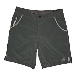 The North Face Kilowatt Pro Shorts Men's 34 Gray Reflective Lightweight Packable